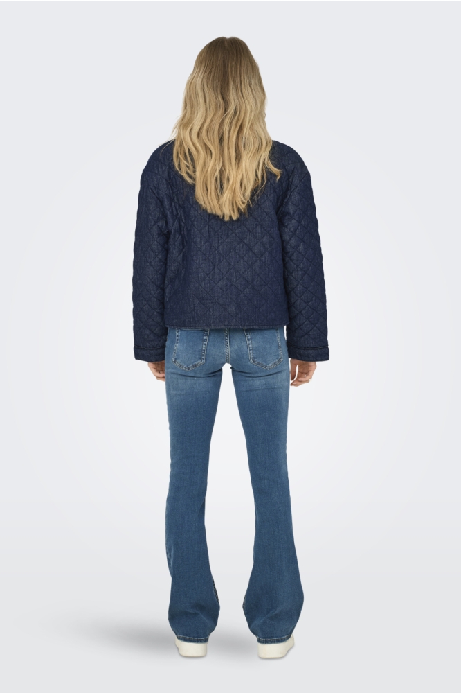 ONLHALLIE QUILTED DNM JACKET AKM NO 15355316 DARK BLUE DENIM